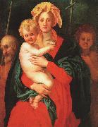 Jacopo Pontormo Madonna Child with St.Joseph and St.John the Baptist Spain oil painting artist